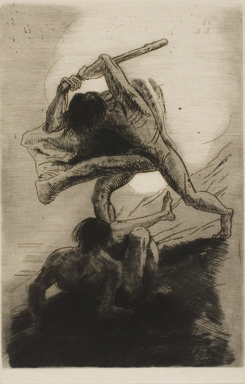 Kain und Abel von Odilon Redon