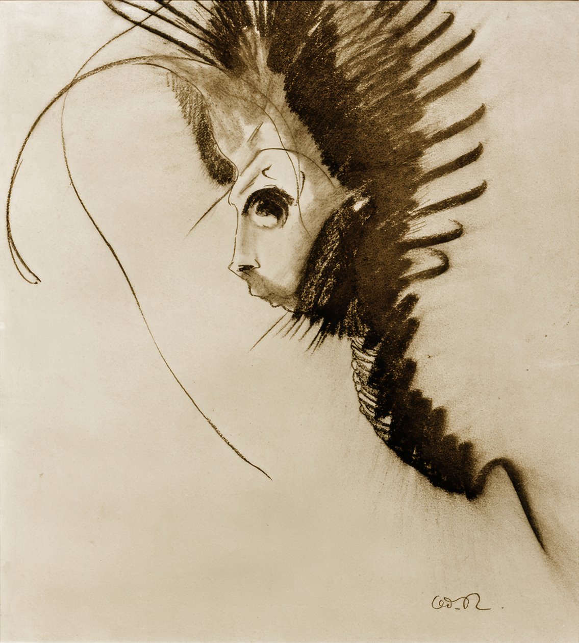 Der Drachen von Odilon Redon