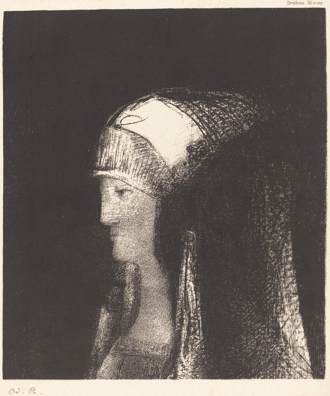 Druidin von Odilon Redon