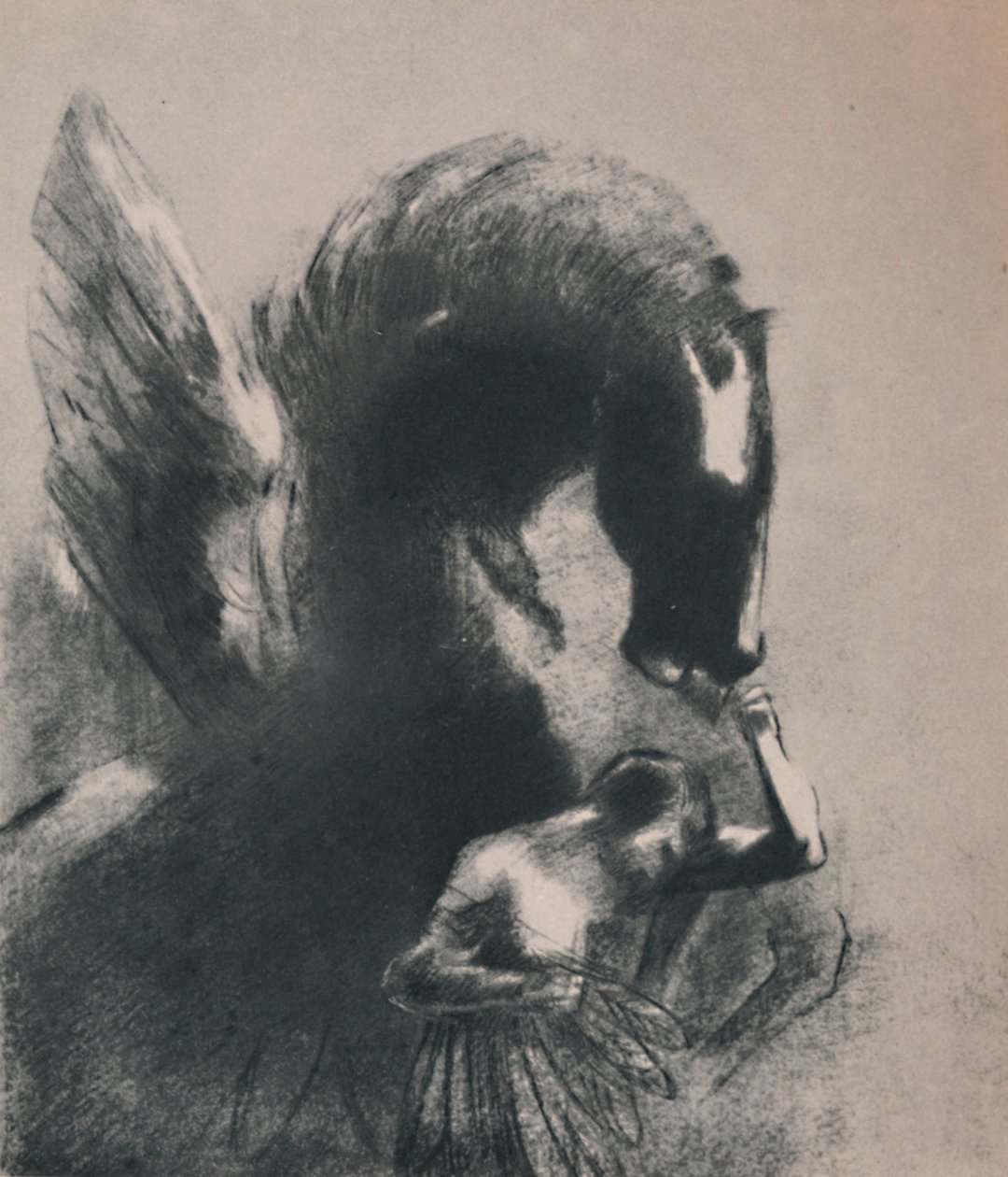 Gefangener Pegasus, 1889, 1946 von Odilon Redon
