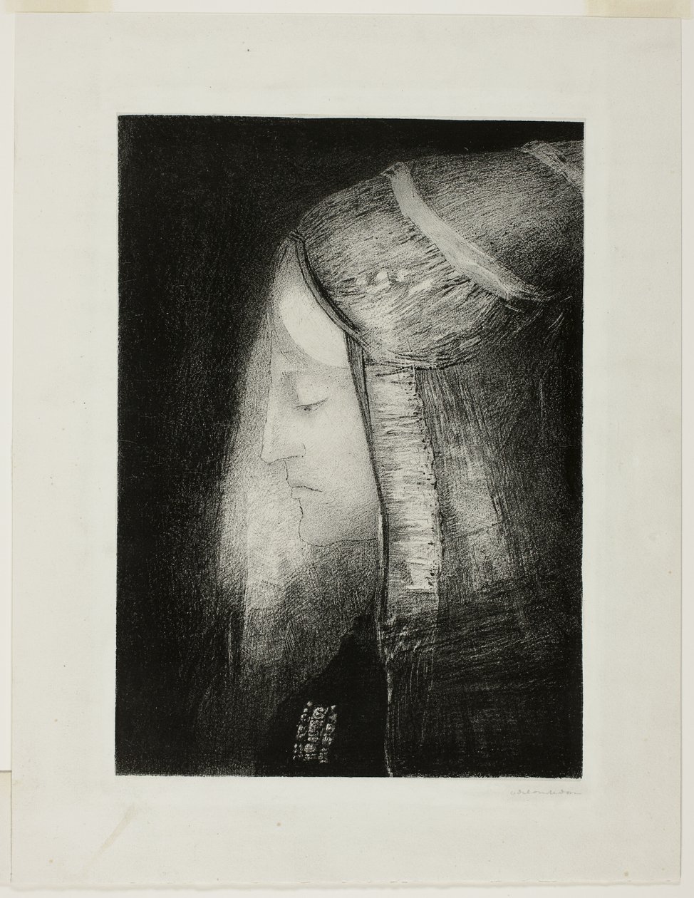 Profil des Lichts von Odilon Redon
