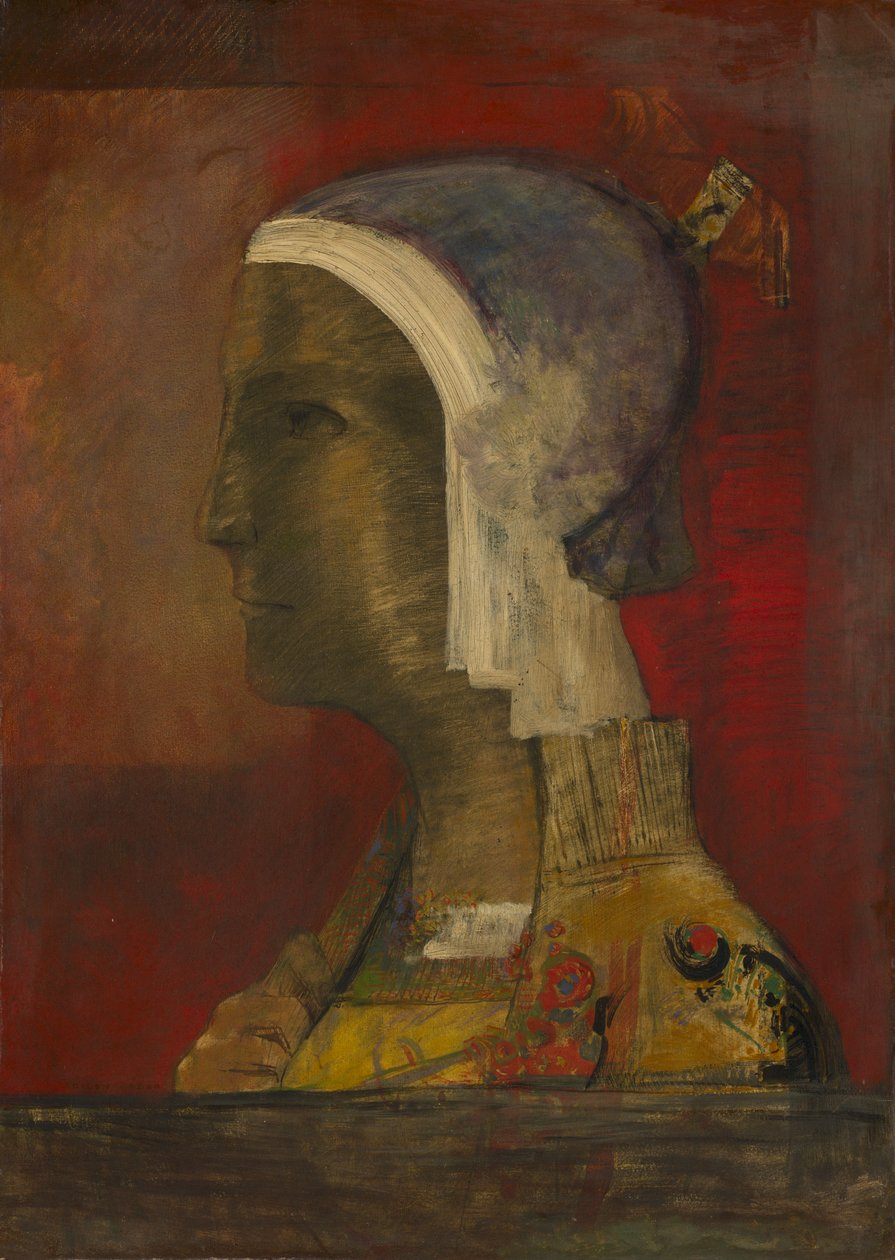 Symbolischer Kopf von Odilon Redon