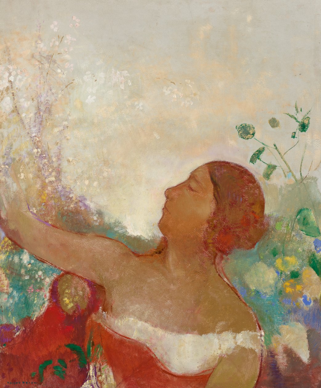 Das vorherbestimmte Kind, Ophelia von Odilon Redon