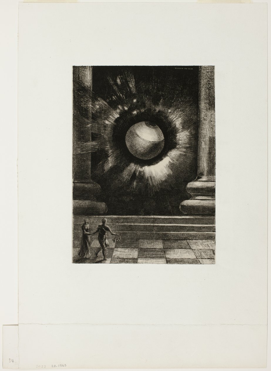 Vision, Platte acht aus In Dreams von Odilon Redon