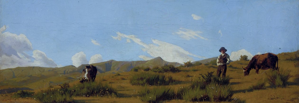 Weiden auf den Höhen von Odoardo Borrani
