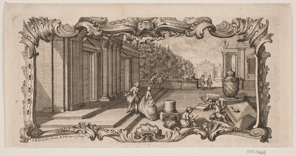 Vignette zu "Thurah: Hafnia Hodierna" von Odvardt Helmoldt de Lode