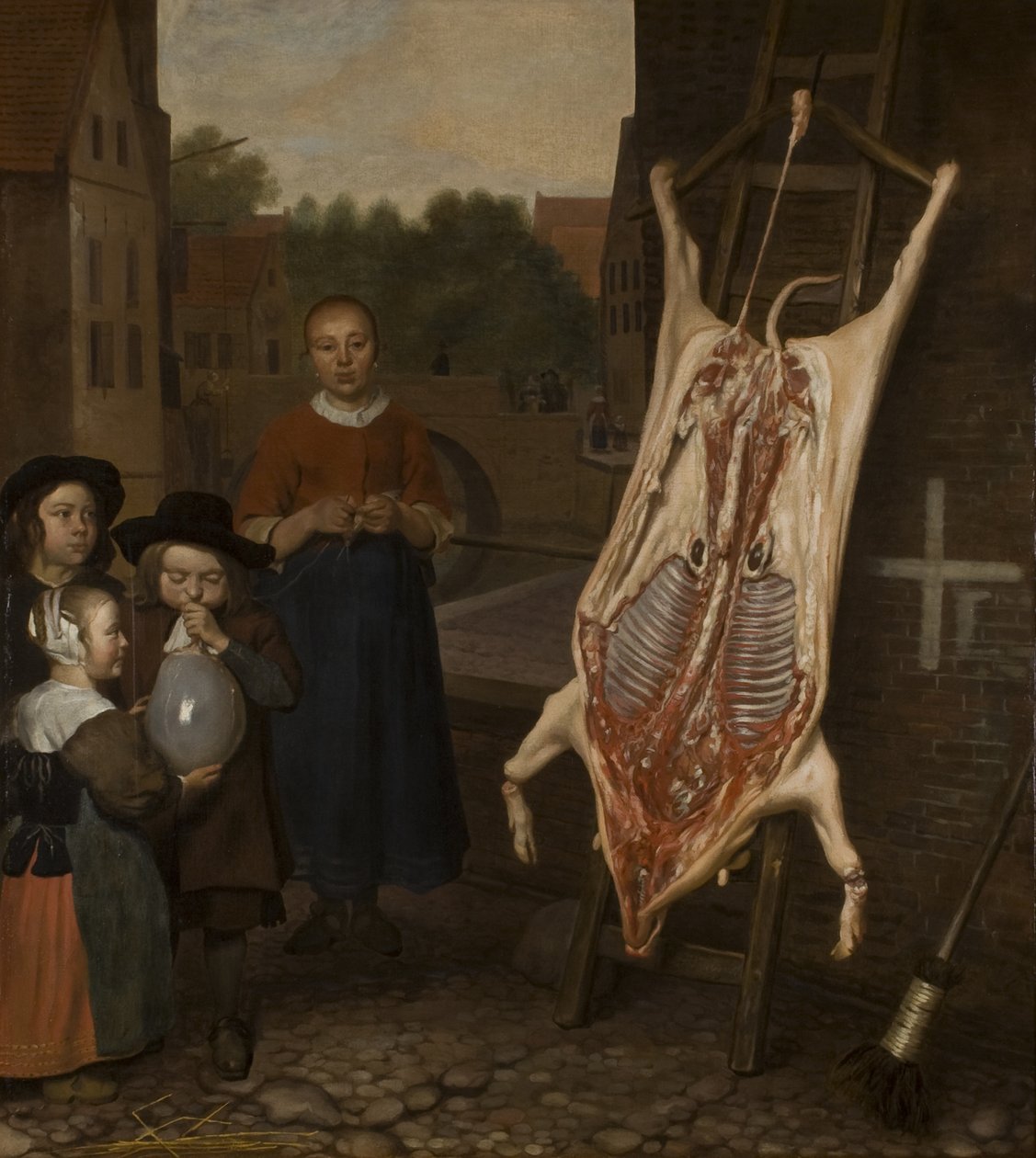 Geschlachtetes Schwein von Oever Ten Oever