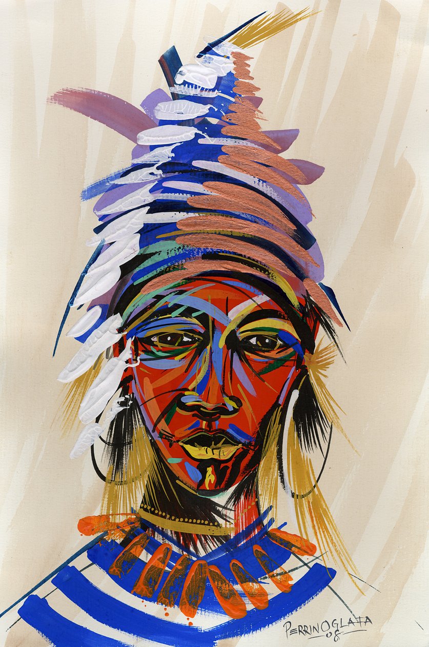 Bin ich ein Aborigine 2, 2008 von Oglafa Ebitari Perrin