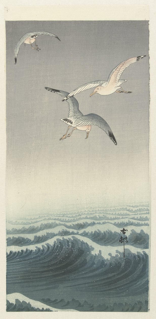 Drei Möwen von Ohara Koson