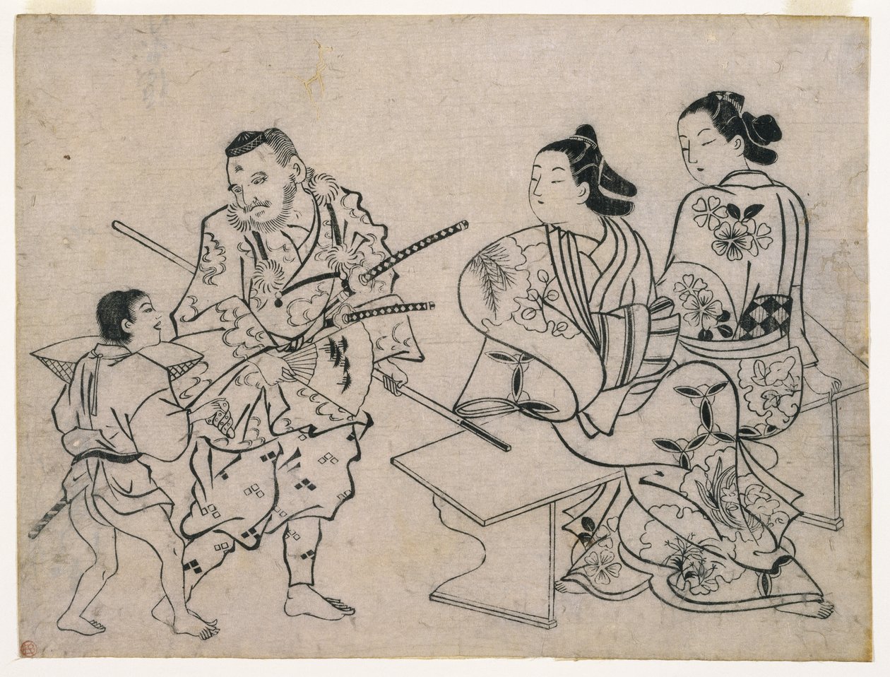 Sumizuir-e, ca. 1710 von Okumura Masanobu
