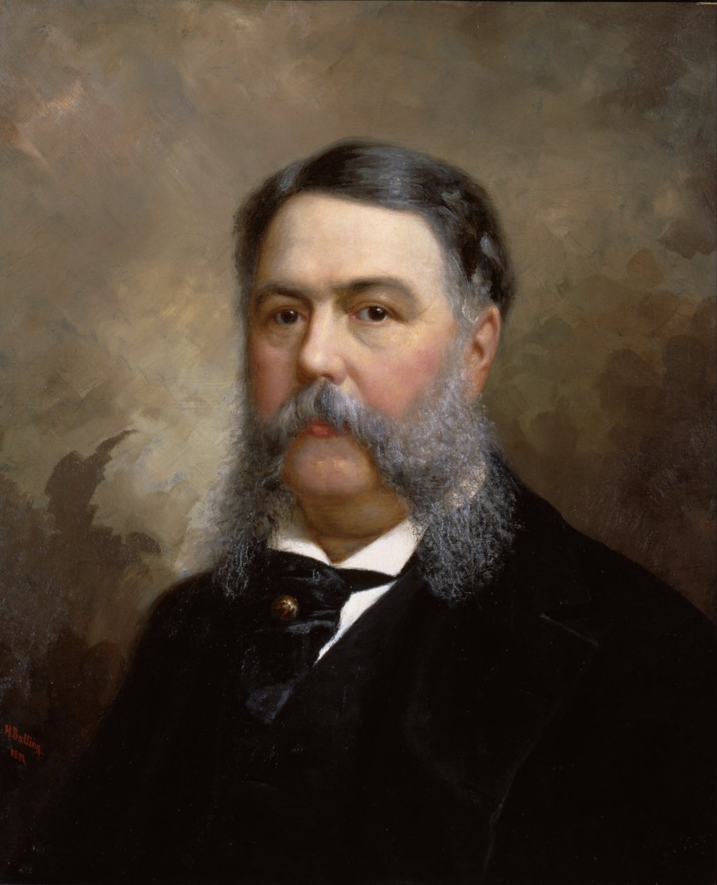 Chester A. Arthur von Ole Peter Hansen Balling