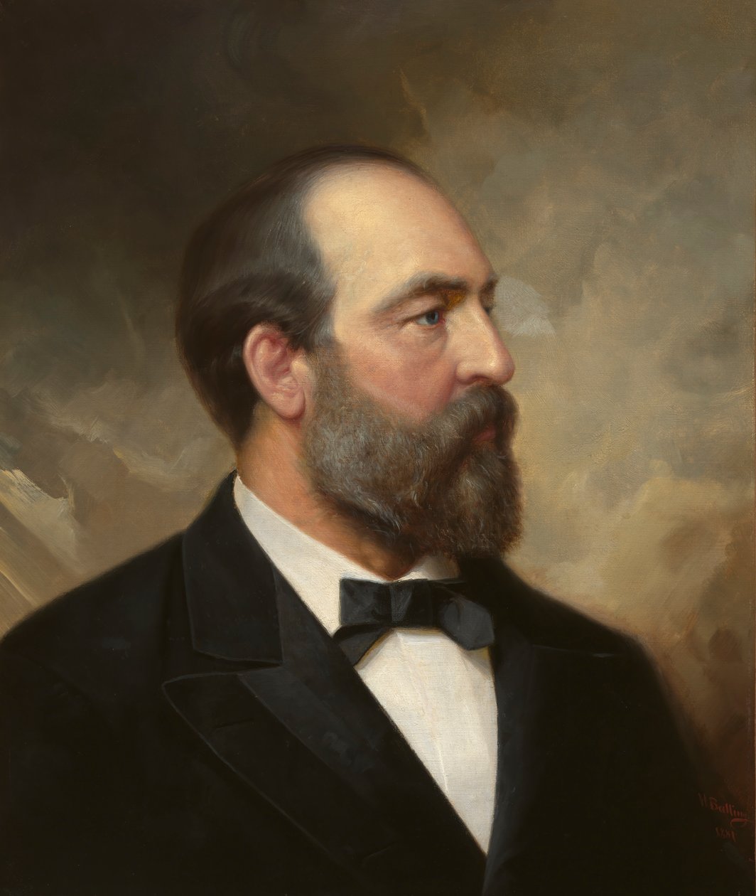James Garfield, 1881 von Ole Peter Hansen Balling