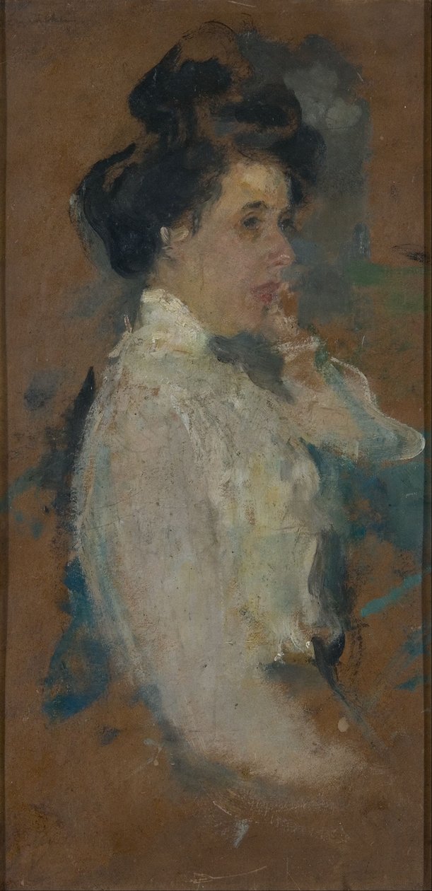 Studienporträt einer Frau von Olga Boznanska
