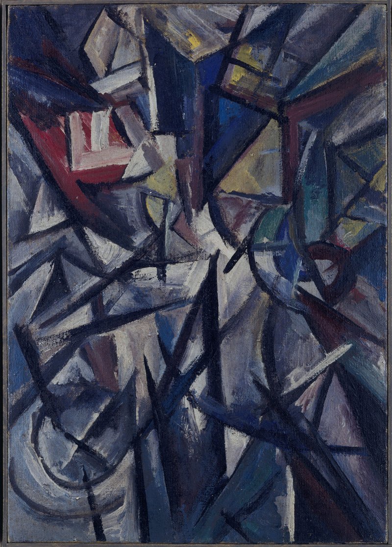 Landschaft. Futuristische Komposition von Olga Rozanova