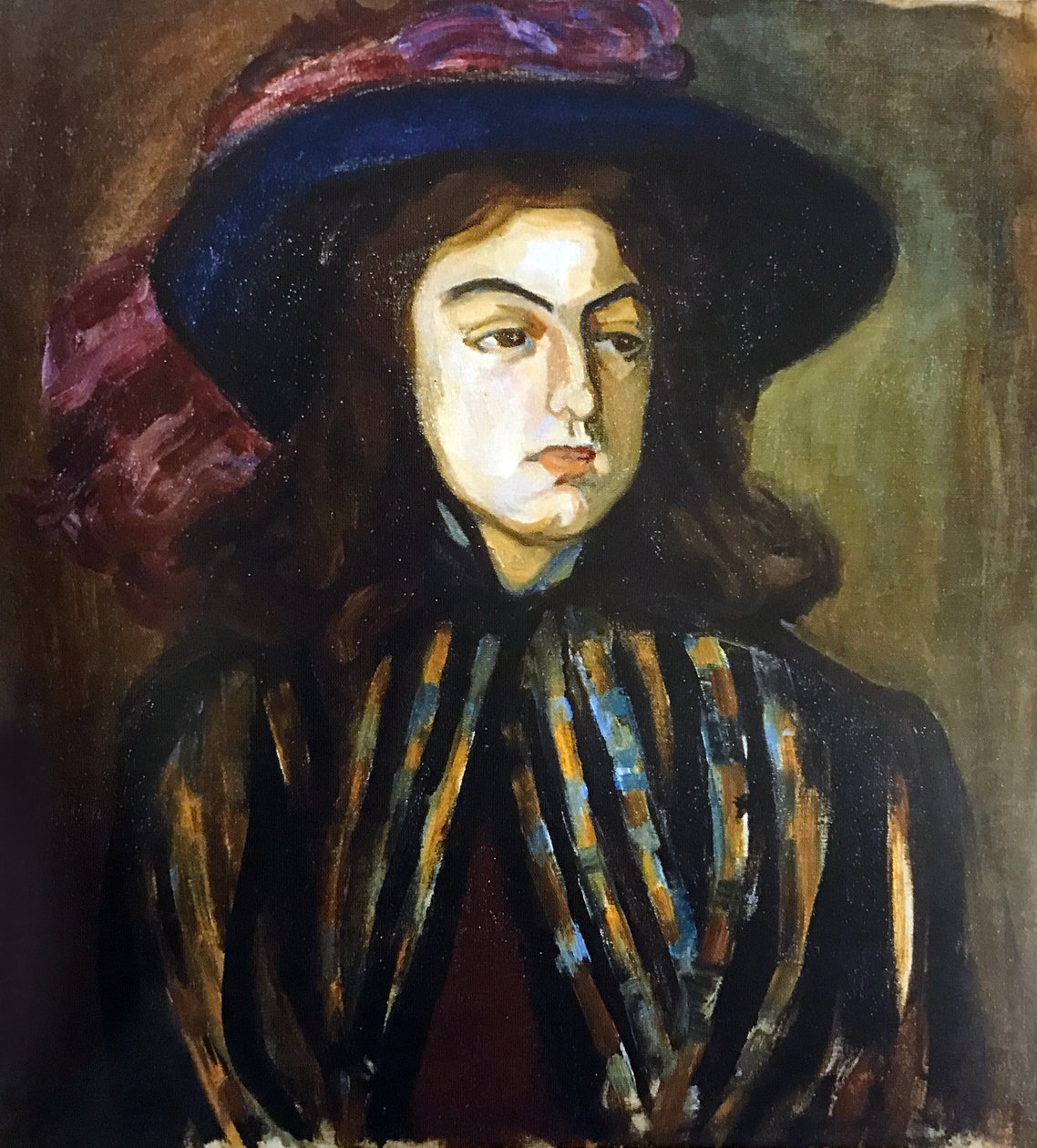Weibliches Porträt von Olga Rozanova