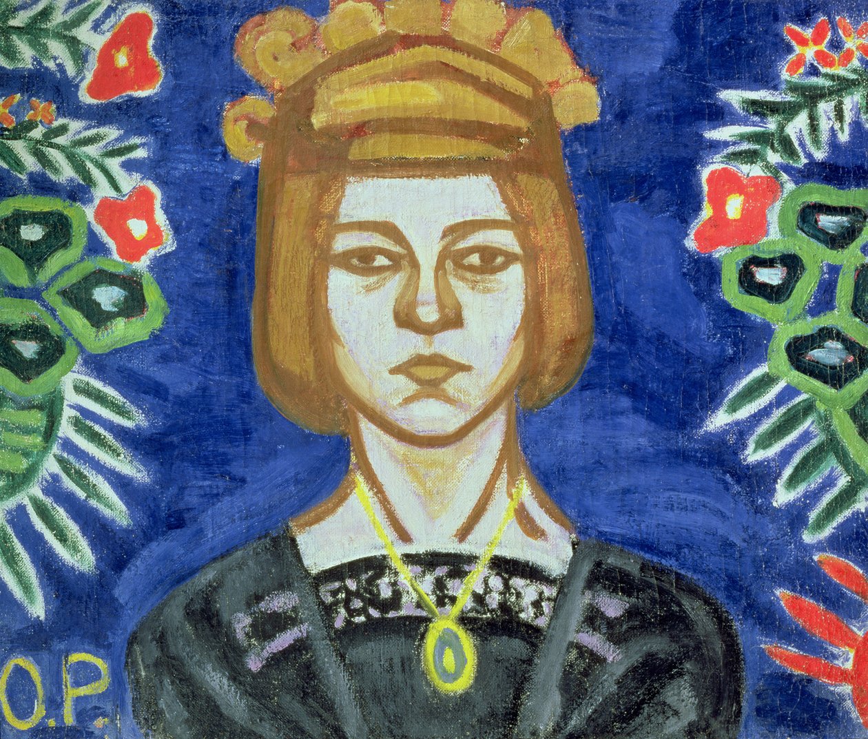 Selbstporträt, 1912-15 von Olga Rozanova