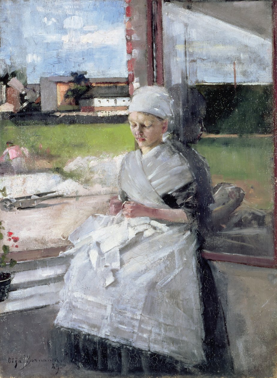 Bretonisches Mädchen von Olga Boznanska