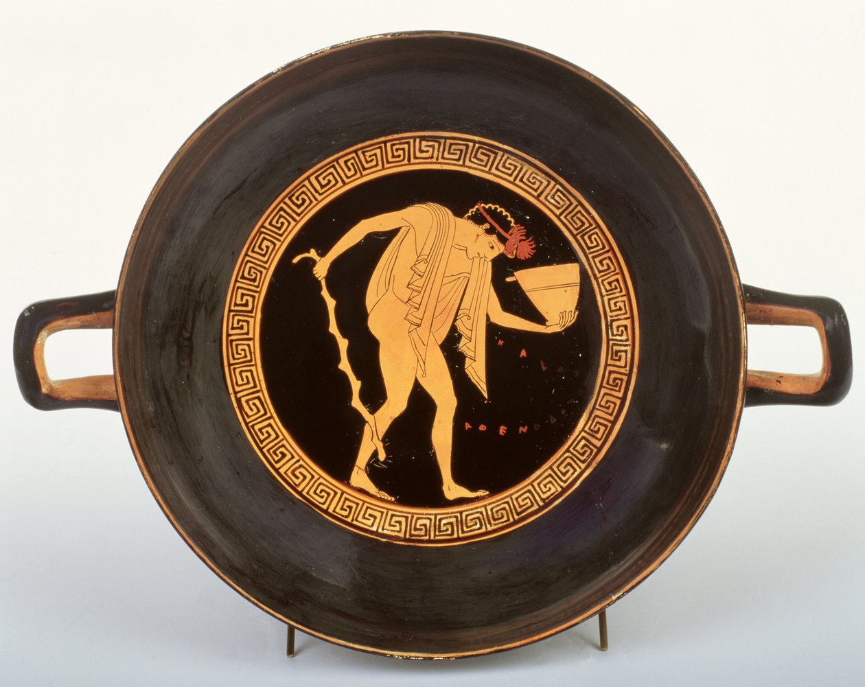 Attische rotfigurige Kylix, 500-480 v. Chr. (Keramik) von Onesimos Painter