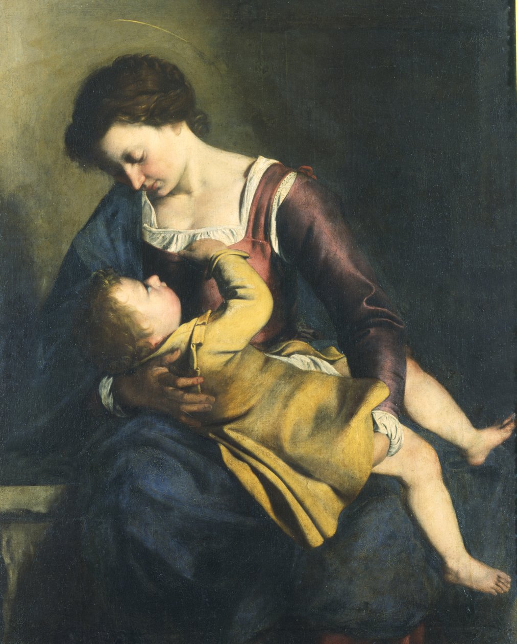 Madonna mit Kind von Orazio Gentileschi