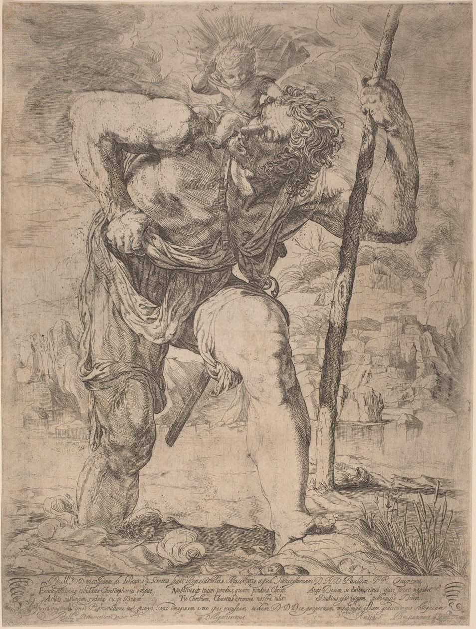 Sankt Christophorus von Orazio Borgianni
