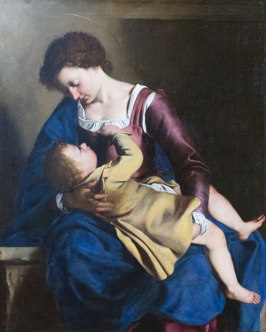 Jungfrau Maria und Kind von Orazio Gentileschi