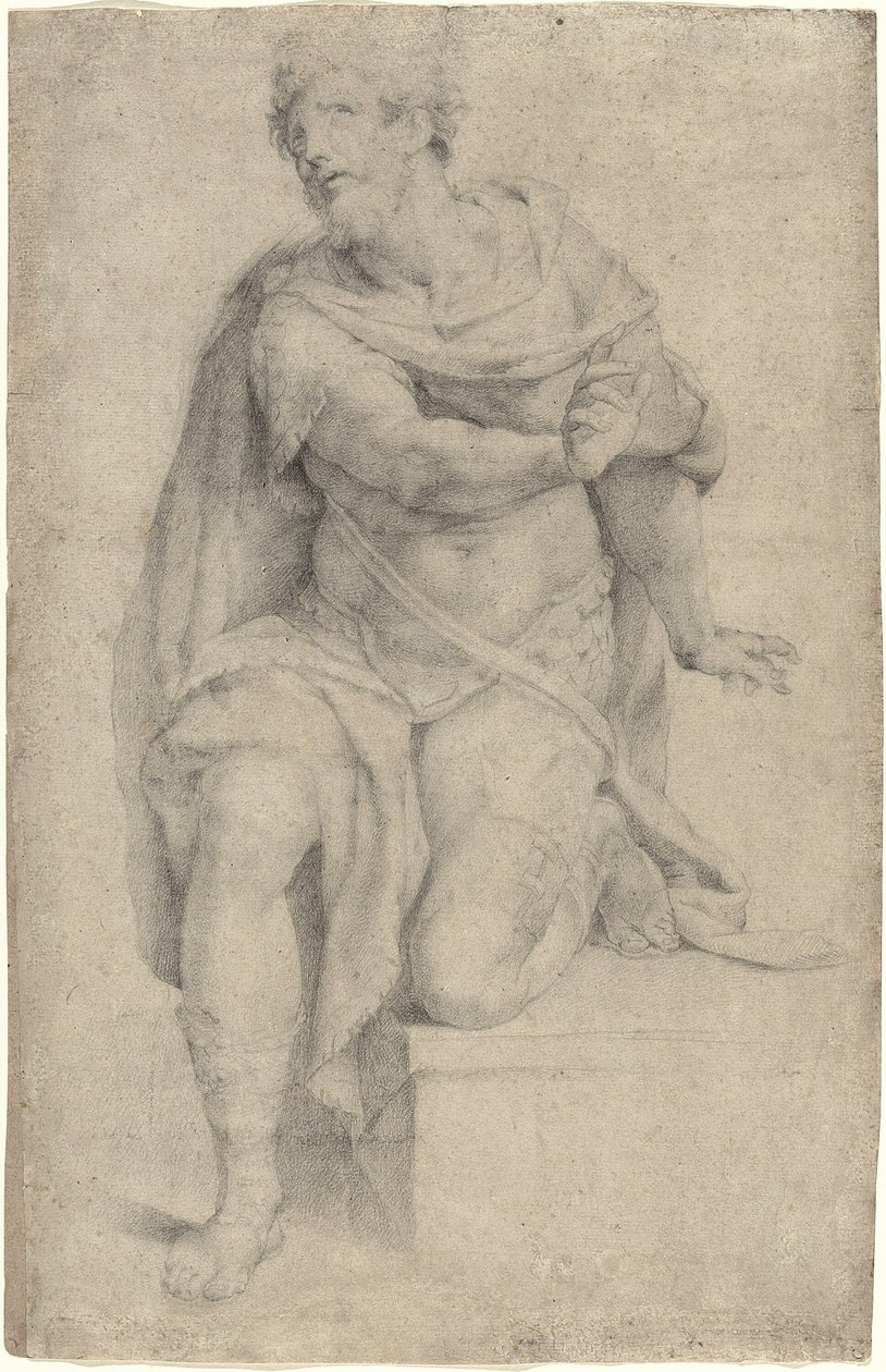 Studie eines knienden Heiligen von Orazio Samacchini