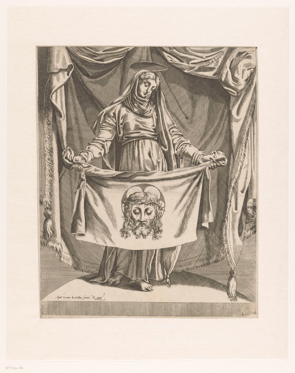 Veronika mit Schweißtuch von Orazio de Santis (attributed to)