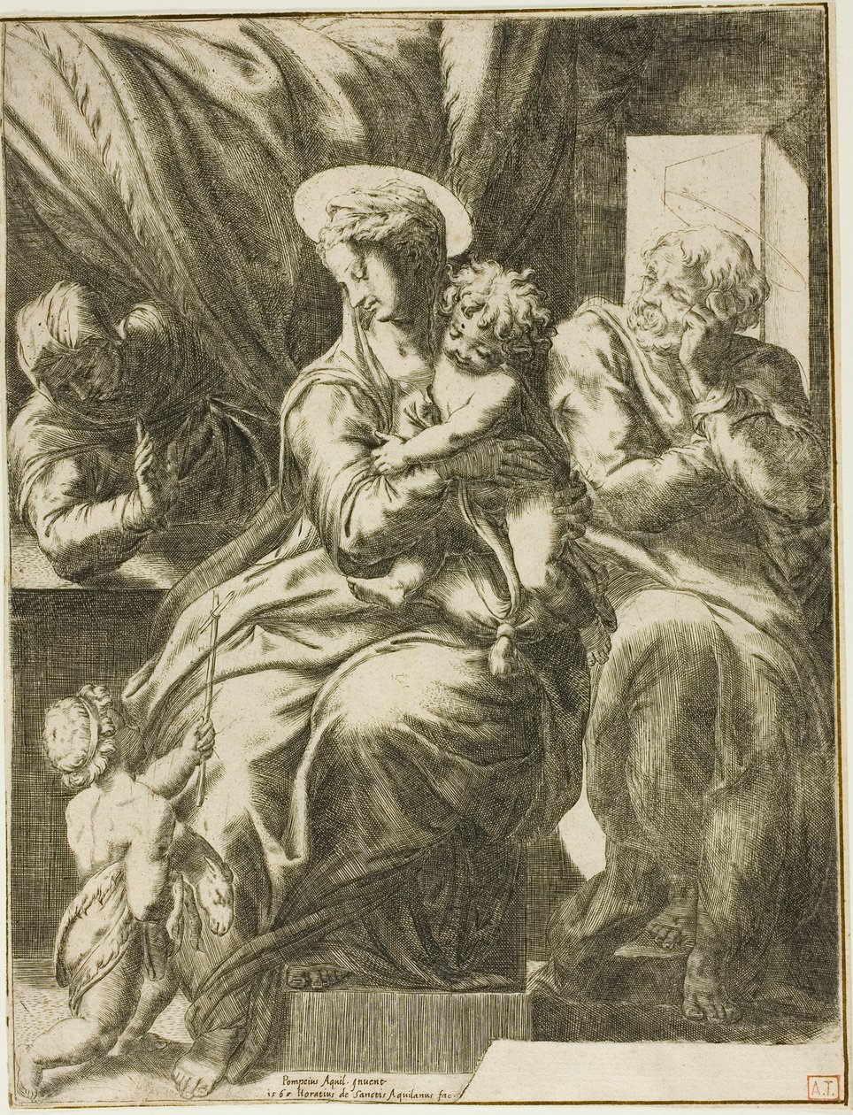 Die Heilige Familie von Orazio de Santis