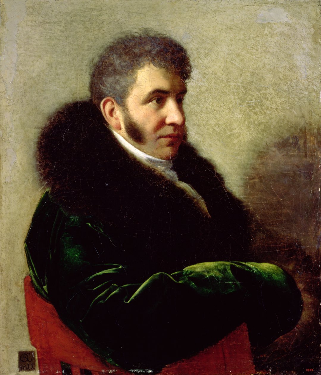 Porträt von Ivan Alexeevich Gagarin (1771-1832) 1811 von Orest Adamovich Kiprensky