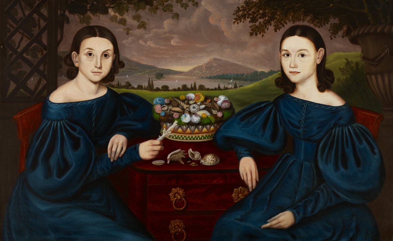 Ann und Eliza Dusenberry, 1838 von Orlando I. Bears