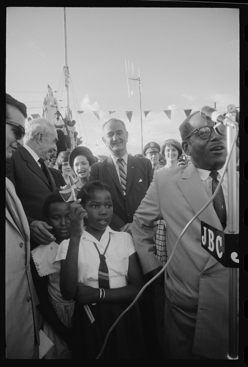 Lyndon B. Johnson in Jamaika von Orlando Suero