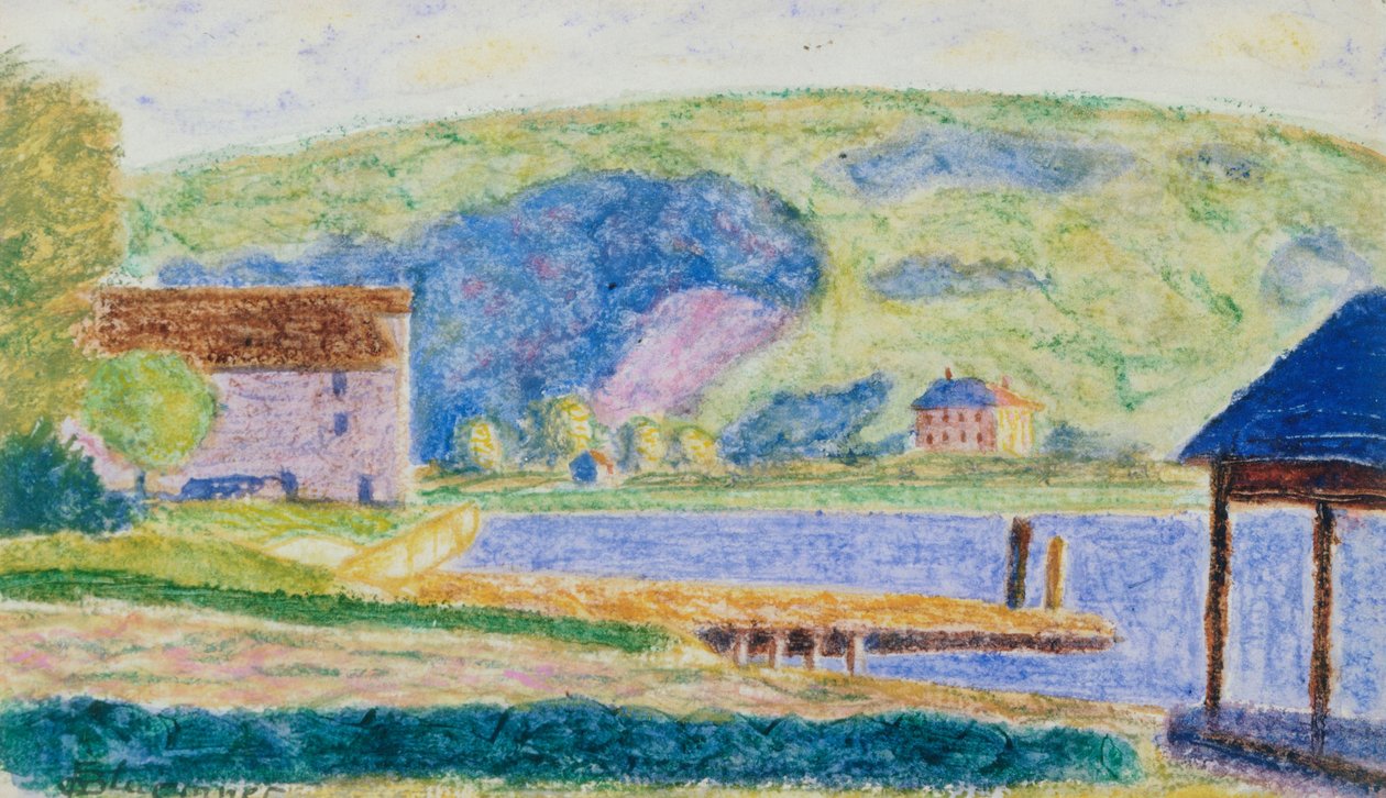 Cold Spring Harbor von Oscar Florianus Bluemner