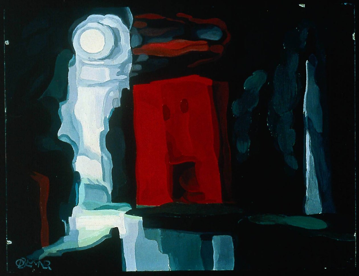 Mondnachtstimmung von Oscar Florianus Bluemner