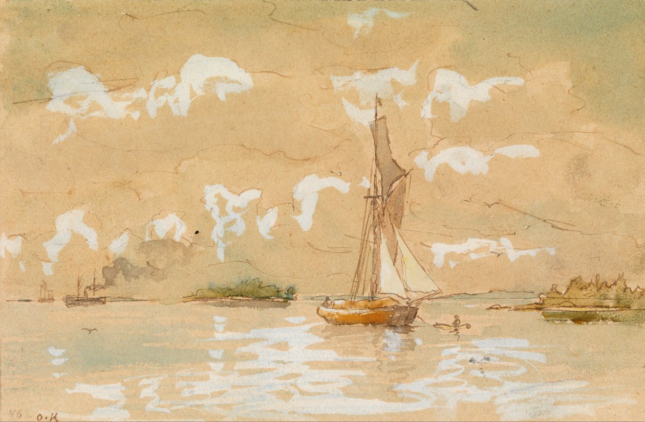 Meereslandschaft von Oscar Kleineh