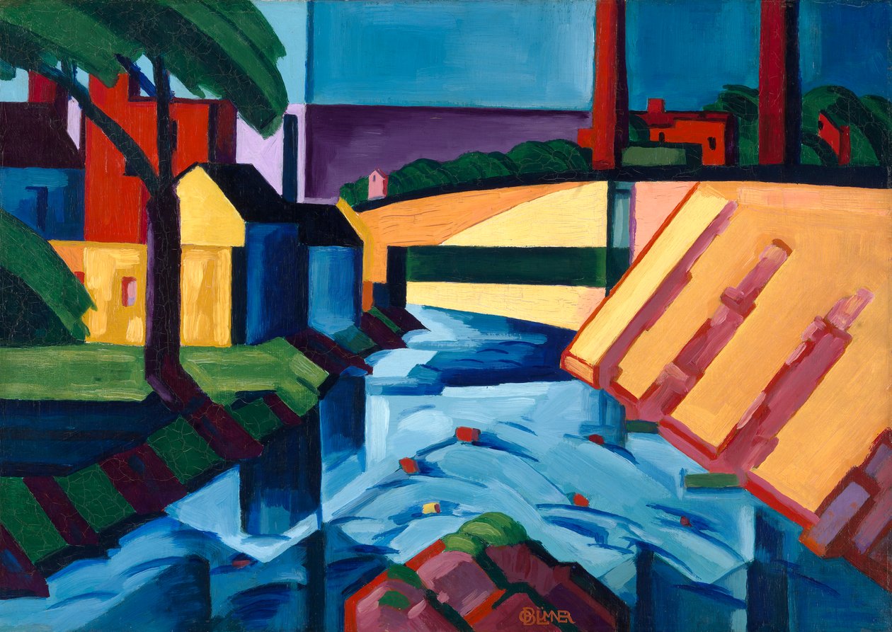 Abendstimmungen, 1911-1917 von Oscar Bluemner