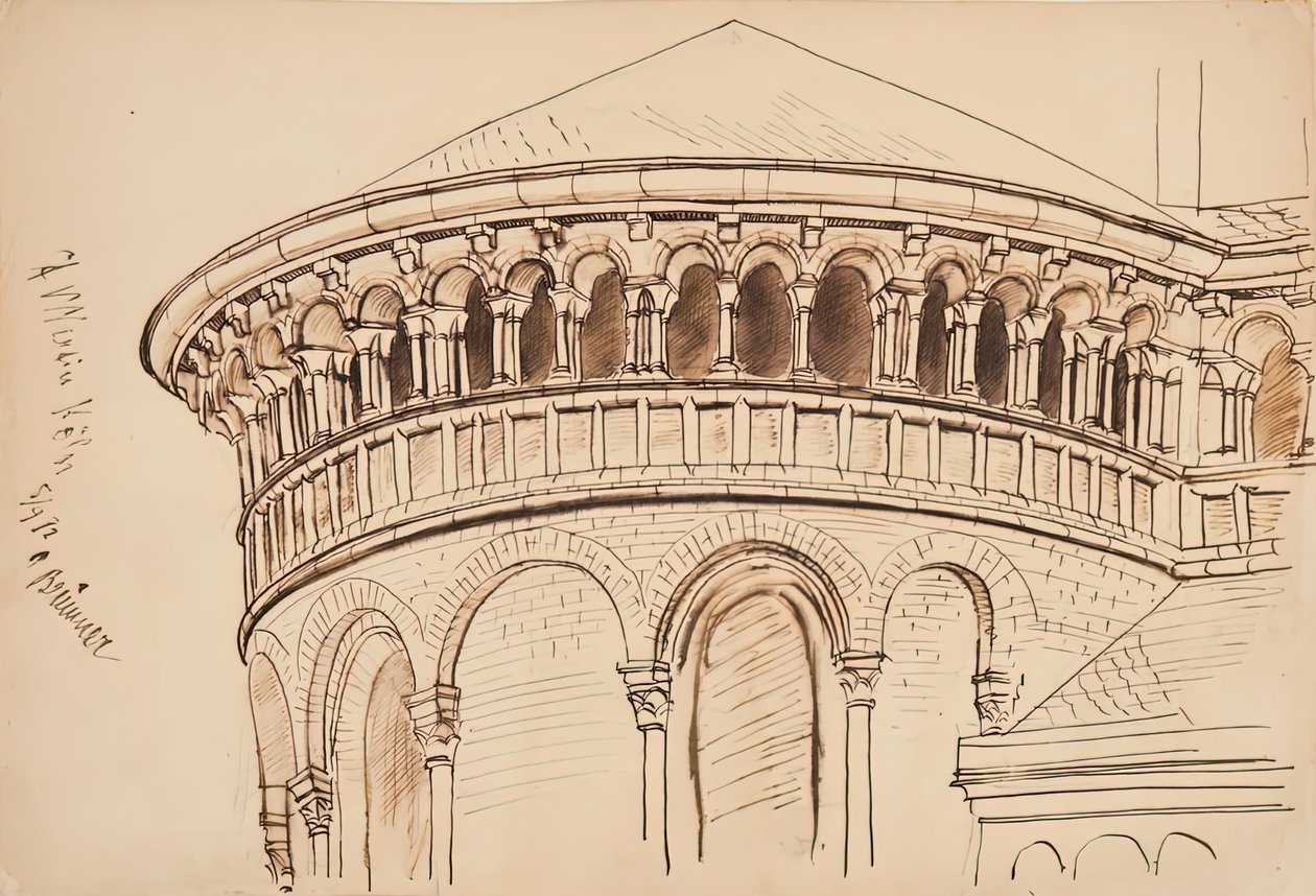 St. Martin, Köln, 1892 von Oscar Bluemner