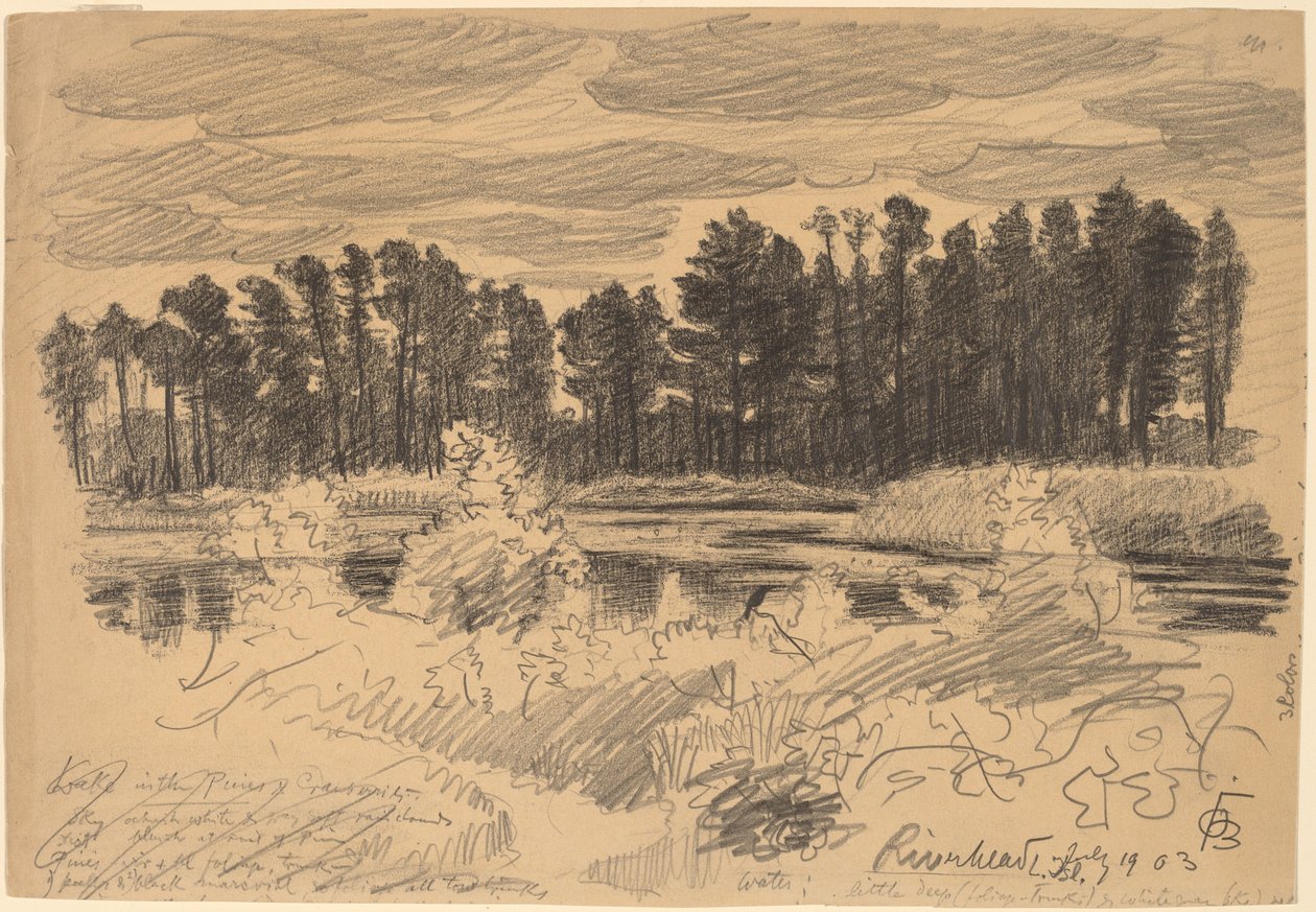 Riverhead, Long Island von Oscar F. Bluemner