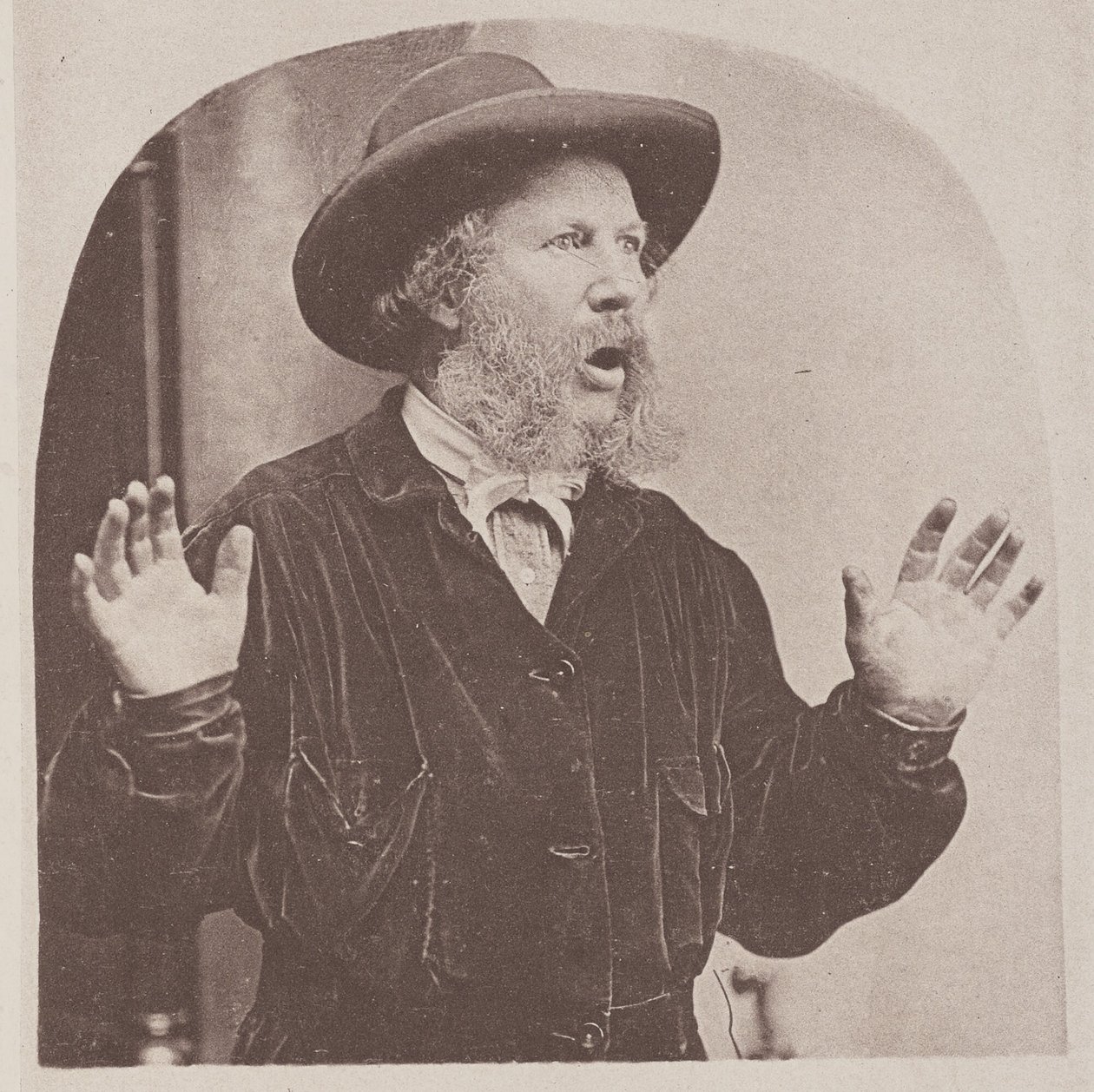 Überraschter Mann von Oscar Gustave Rejlander