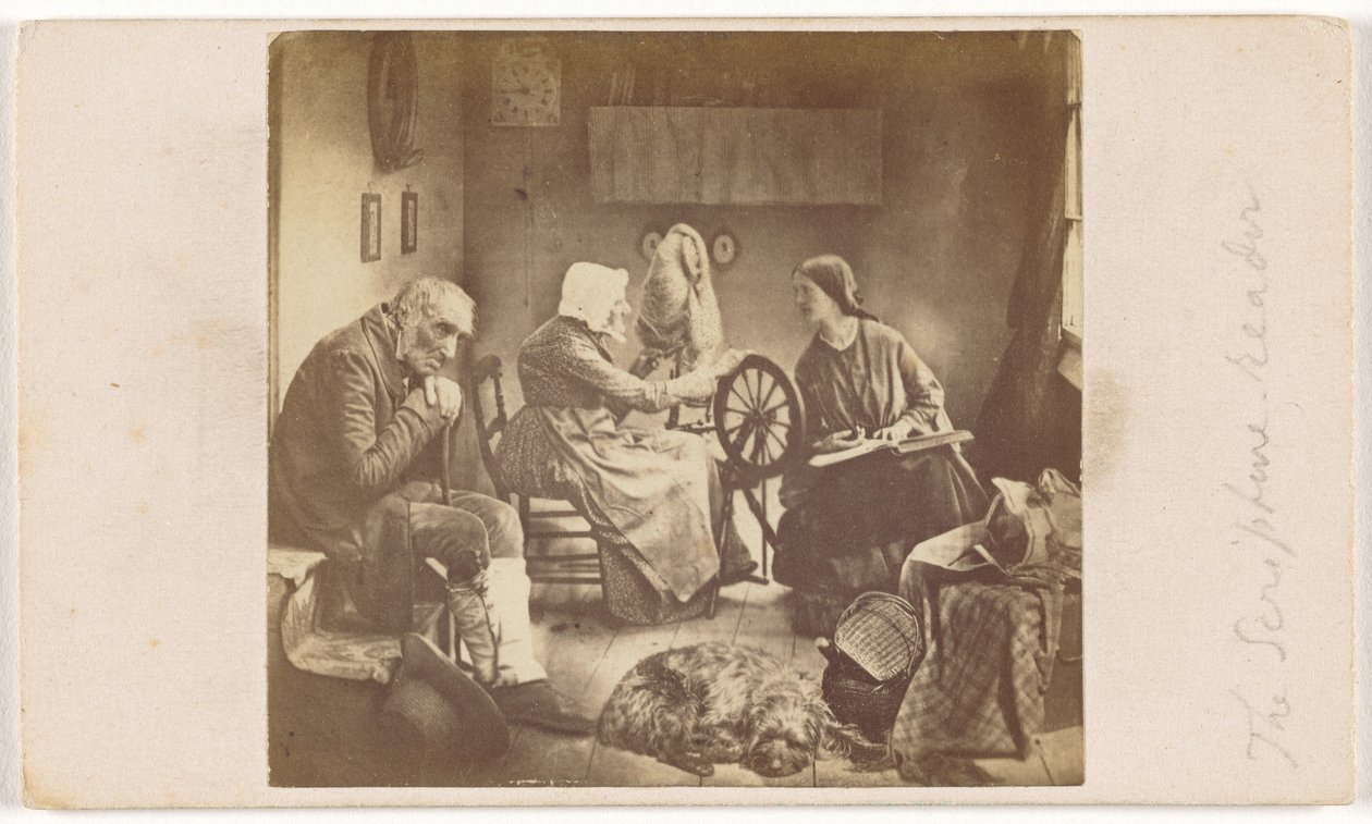 Der Schriftleser von Oscar Gustave Rejlander