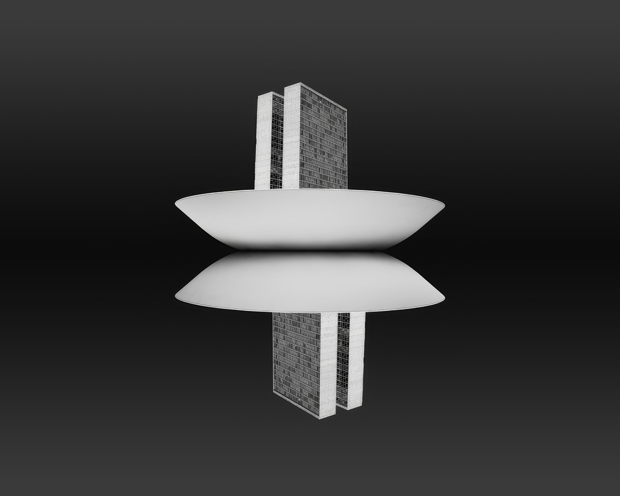 Brasília, Nationalkongress von Oscar Niemeyer