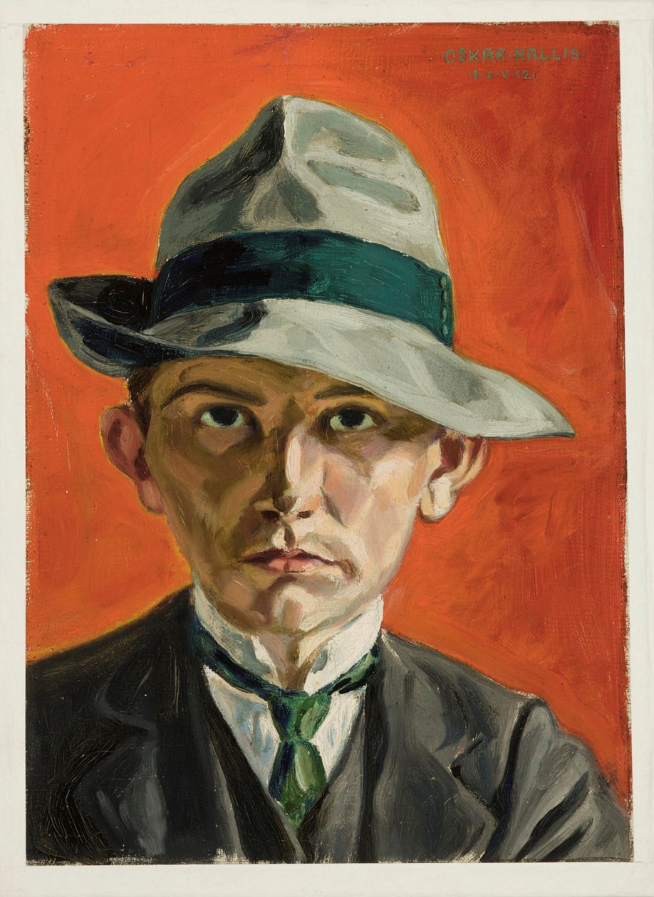 Selbstporträt von Oskar Kallis