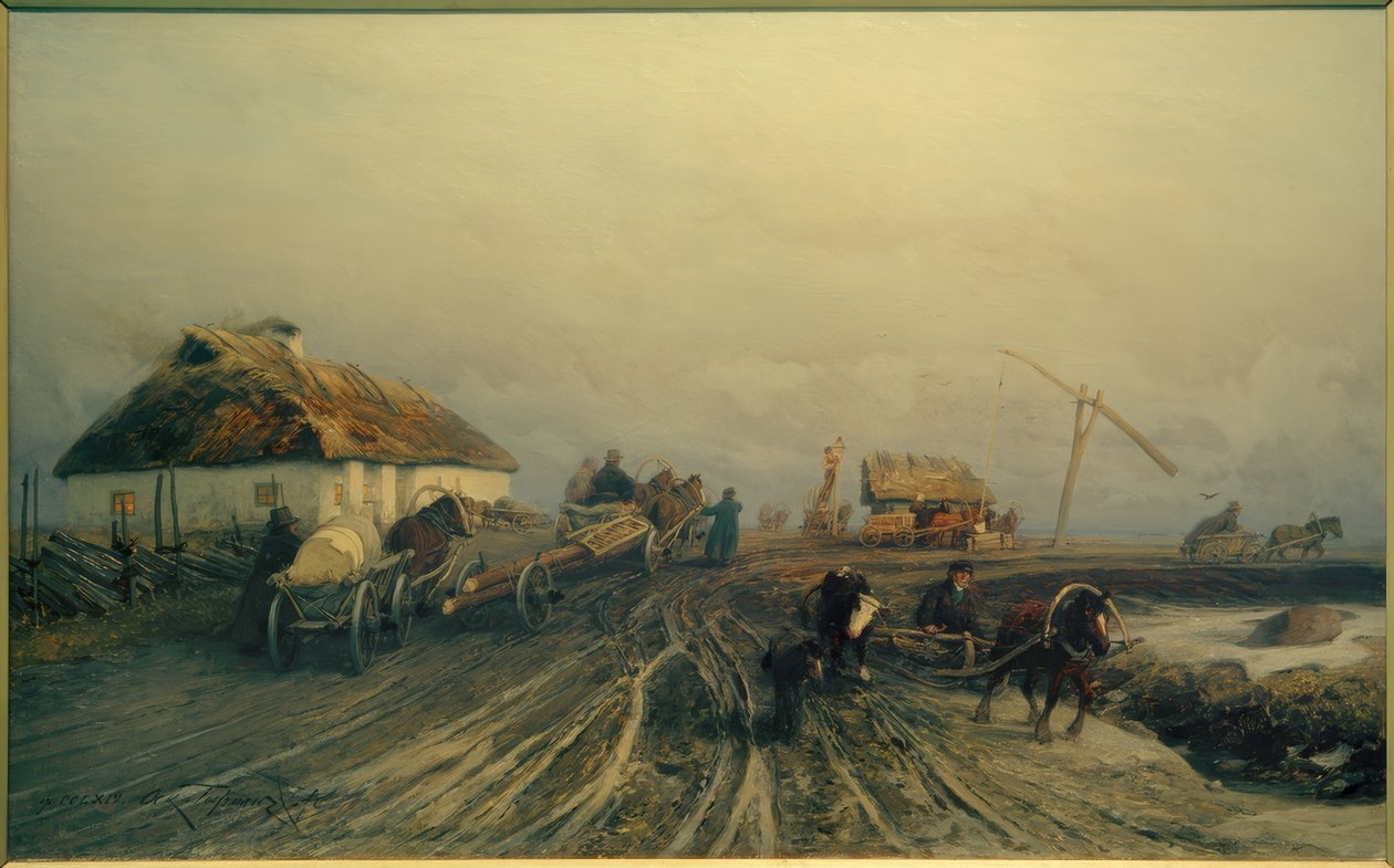 Vorfrühling in Estland von Oskar Hoffmann