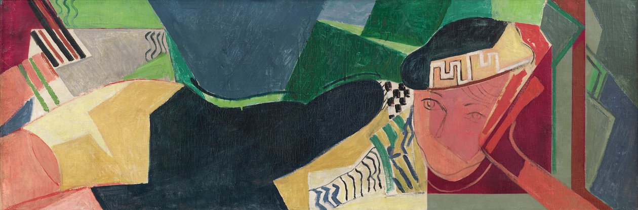 Liegende Frau, ca. 1931 von Oskar Moll