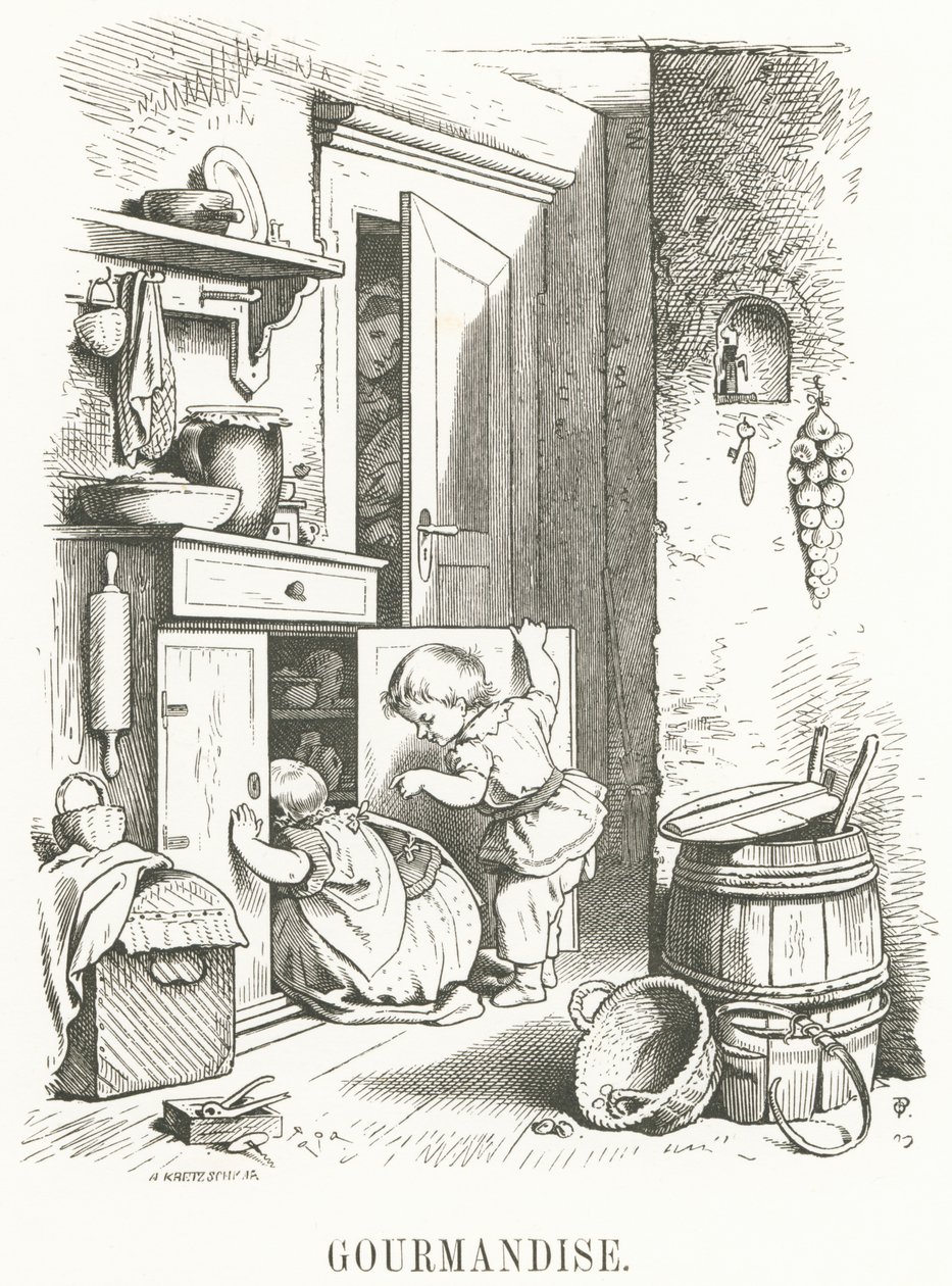 G: Völlerei von Oskar Pletsch