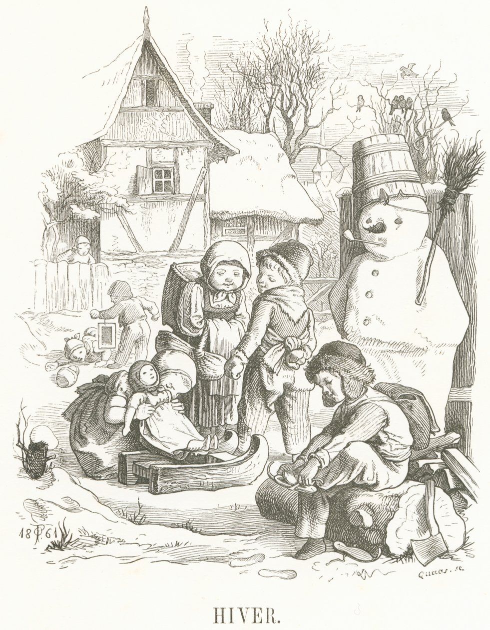 Winter von Oskar Pletsch