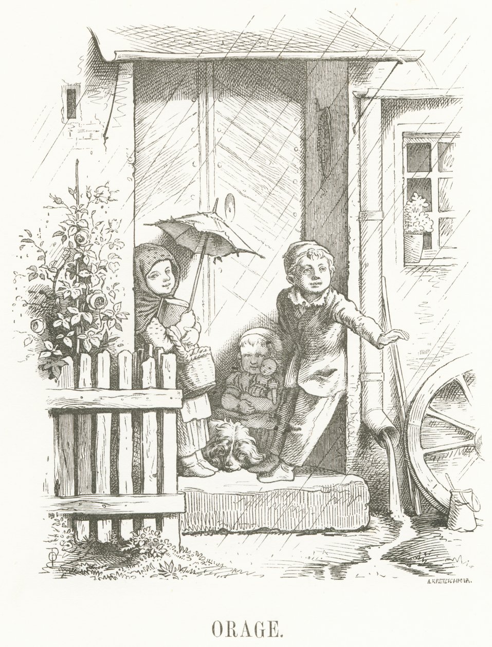 Gewitter von Oskar Pletsch