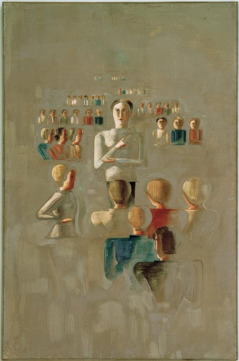 Folkwang-Zyklus: Unterricht I von Oskar Schlemmer
