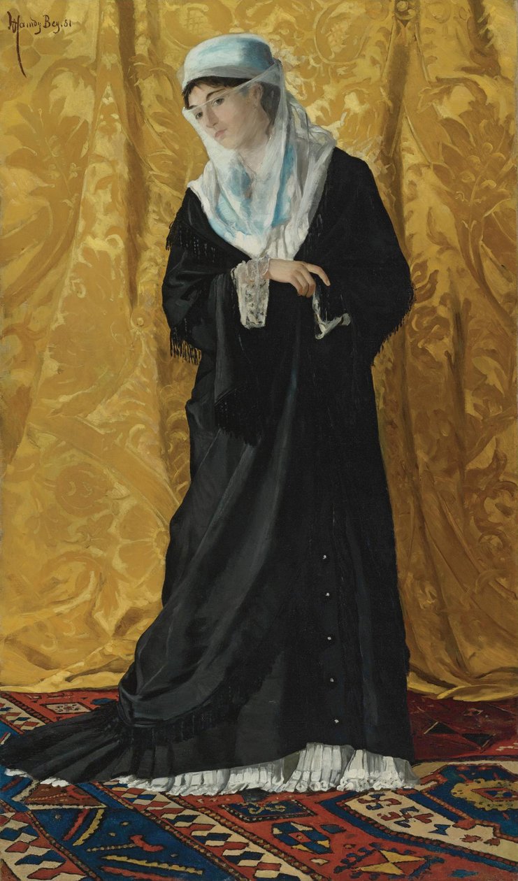 Eine Dame von Konstantinopel von Osman Hamdi Bey