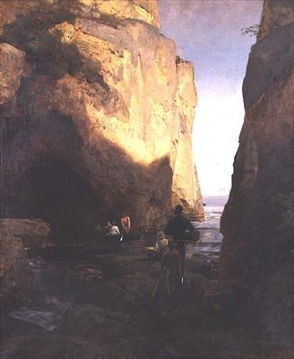 Eingang zur Grotte von Oswald Achenbach