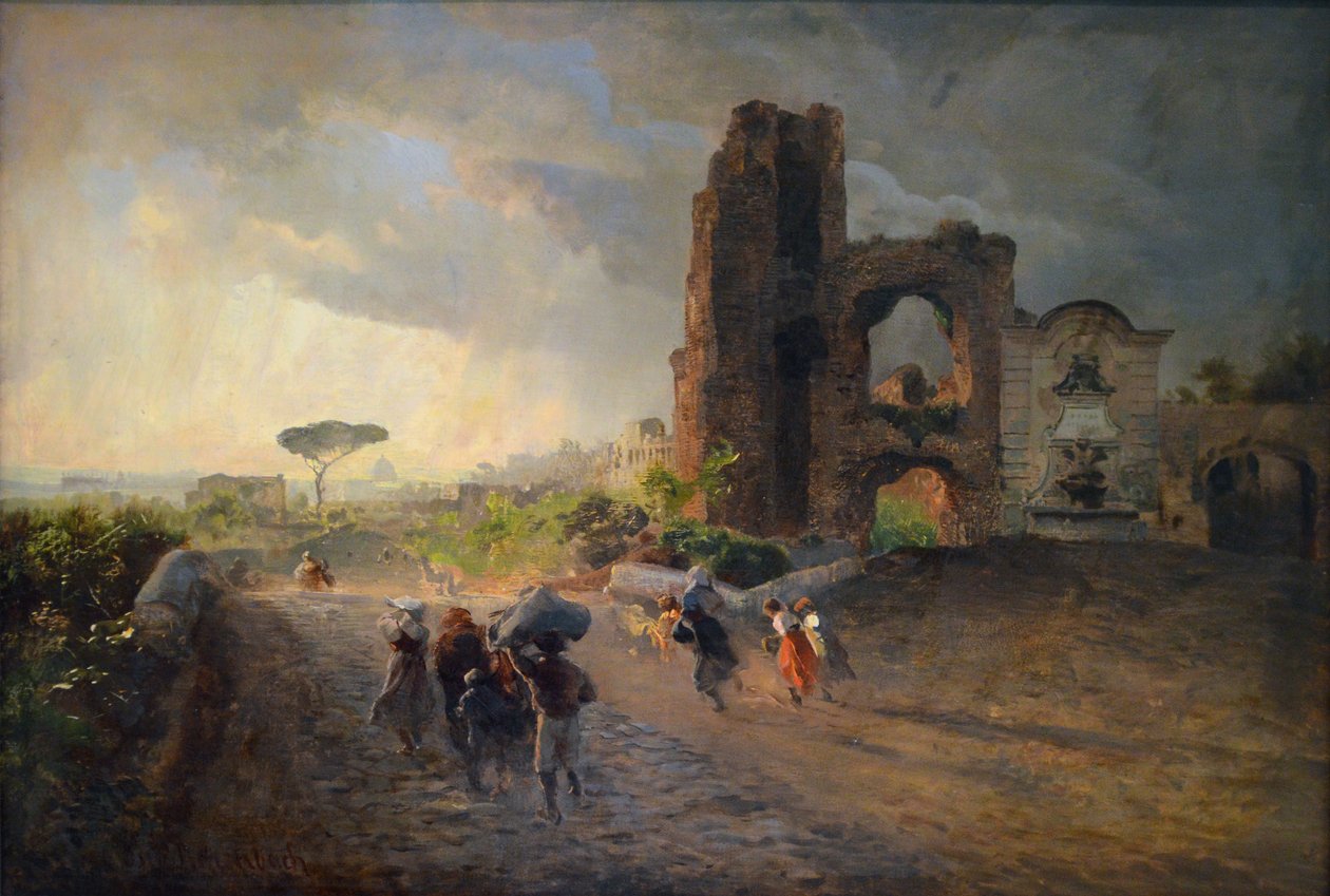 Römische Landschaft von Oswald Achenbach